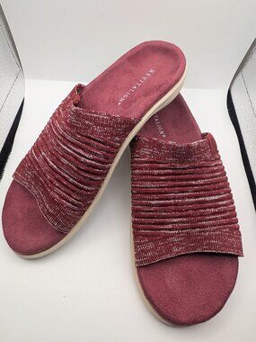 Revitalign Orthotic Memory Foam Knit Slides - Vanessa Size 9